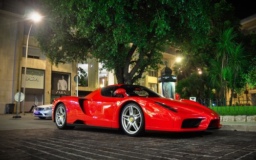 Ferrari enzo super car - ferrari, a1-a4
