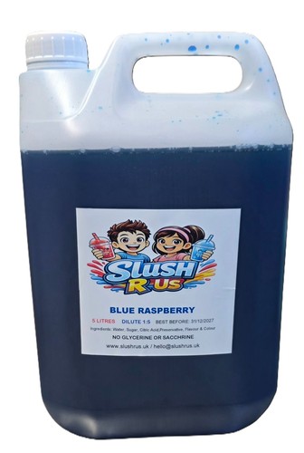 Litre blue raspberry slush - 5,