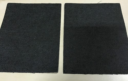 Pair denim iron - iron-on,