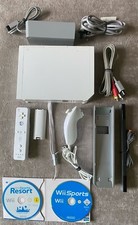 Nintendo Wii Console RVL-001 PAL Set Up For Wii Sports & Wii Sports Resort