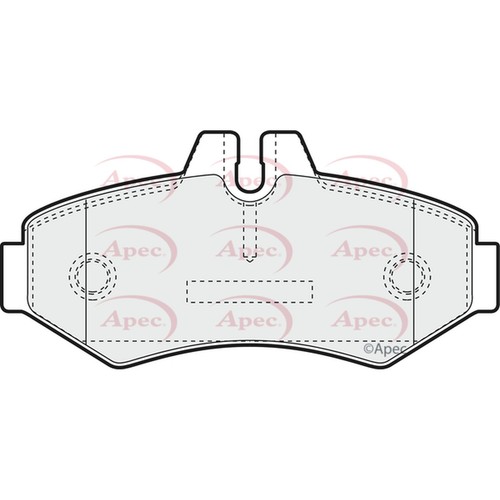 Brake pads set for mercedes - brake,
