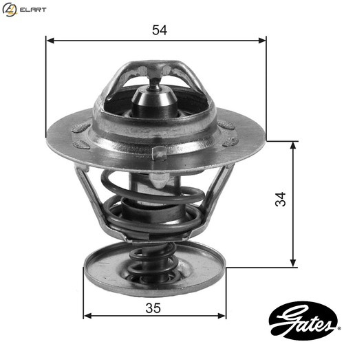 Thermostat coolant th11383g1 - thermostat,