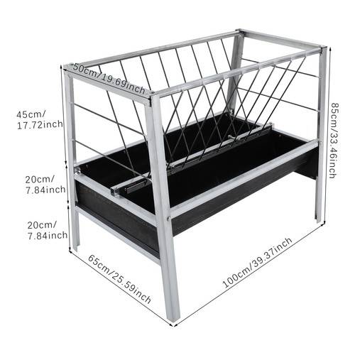 Livestock feed trough - trough, 2-in-1