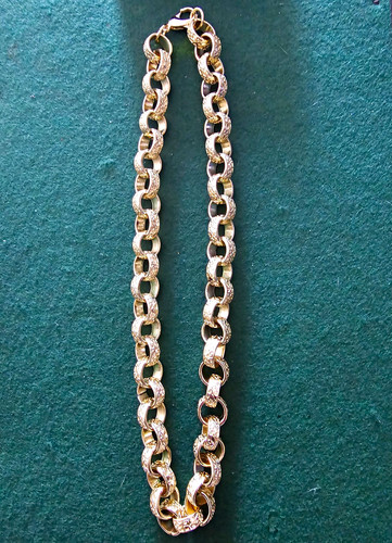 Gold tone belcher rolo - rolo, link