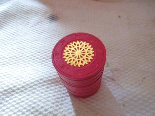 Paulson cherry poker chips lot - poker,