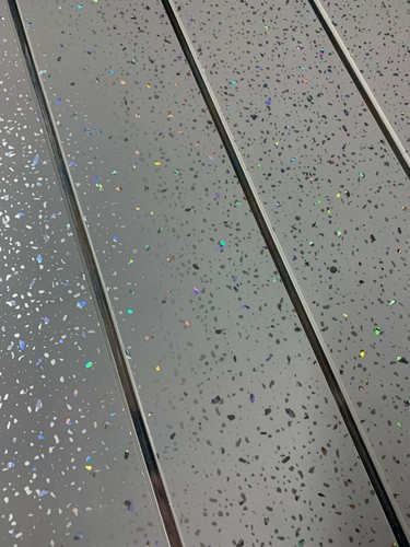 Grey sparkle chrome strip - sparkle,