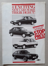 Vauxhall / Opel Brochure 1986