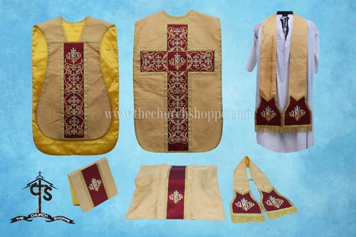 Ihs roman chasuble fiddleback - ihs,