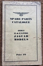 JAGUAR SS 2.5 litre Parts 100