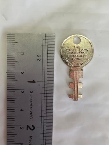 Vintage eagle lock key - vintage, #8630