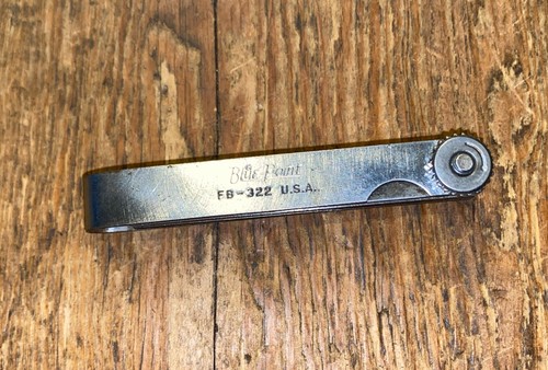 Blue point 322 feeler gauge - blue, fb-322