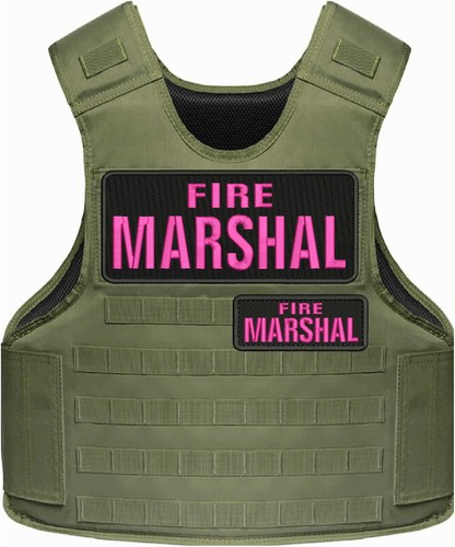 Fire marshal embroidery - 2,
