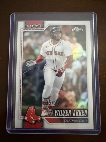 Topps chrome wilyer abreu - topps,