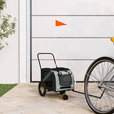 A Gecheer Bike Trailer Grey