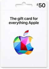 Apple Gift Card £50 | UK Post | iTunes, App Store, Music, iCloud