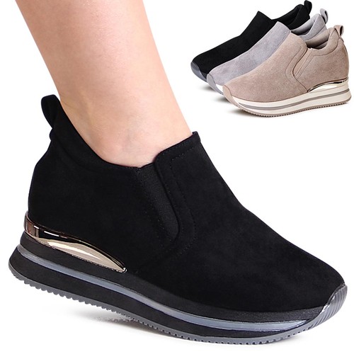 Women wedge sneaker platform - women,