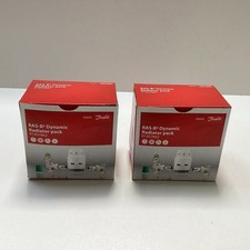 2 X Danfoss RAS-B2 Dynamic Radiator TRV Pack - 15mm - 013G7662 - Brand New Boxed