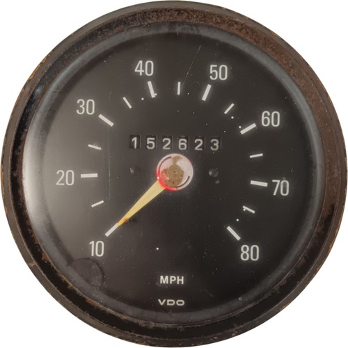 Classic car vdo speedometer - car,