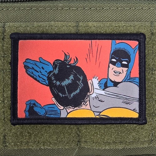 Batman slap robin patch - patch, moral