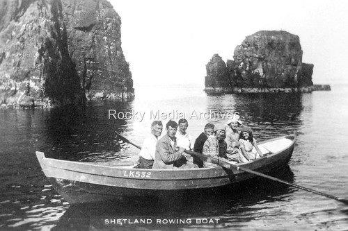 Vpl rowing boat shetland - rowing, boat,