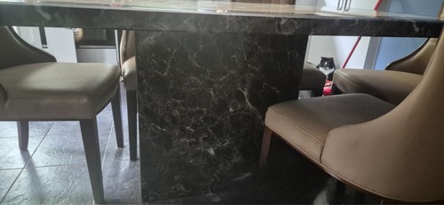 Marble dining table very heavy - dining,
