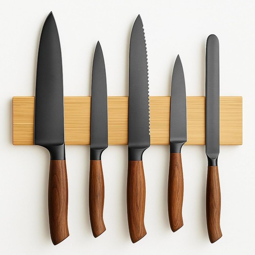 Bamboo wall knife holder - 40,