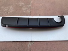 Spoiler Dam Paraurti Posteriore Giulietta Bordo Rosso Singolo scarico ORIGINALE
