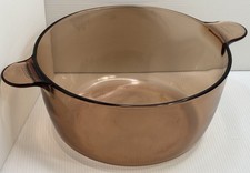 Corning Ware Pyrex Amber Vision Ware NO Lid 4.5L Vintage Dutch Oven Stock Pot