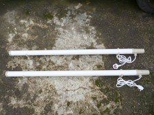 2x Glen Dimplex 160W 4ft Tube Tubular Heater with Thermostat, Green House Used