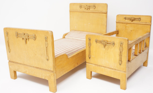 Vintage wooden doll furniture - wooden,