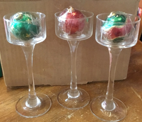 Set clear glass - 3, 6”