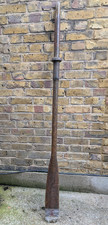 (D) VINTAGE  WOODEN BOAT  OAR