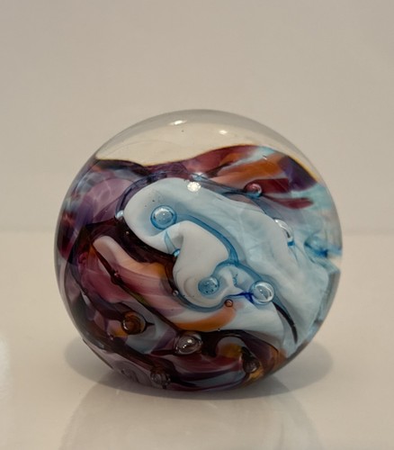 Robert held art - glass, swirl