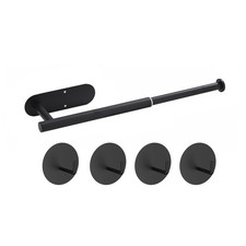 Towel Rail No Drilling Extendable Towel Rail for Gluing for Bathroom and5644