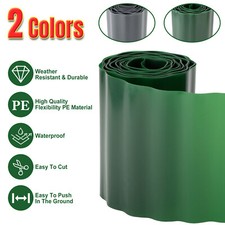 9M Fence Landscape Garden Lawn Edging Border Flexible Plant Grass Barriers Patio