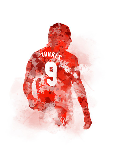 Fernando torres art print - fernando,