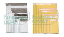 Choose KRAFT or POLY BUBBLE MAILERS All Sizes and Quantities #0000 - #7