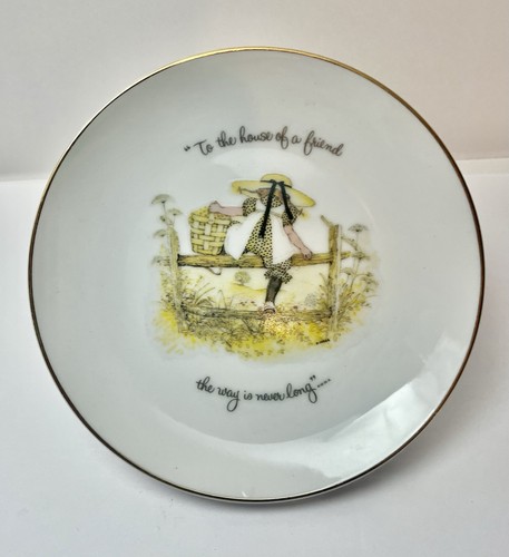 Holly hobbie porcelain - hobbie, plate