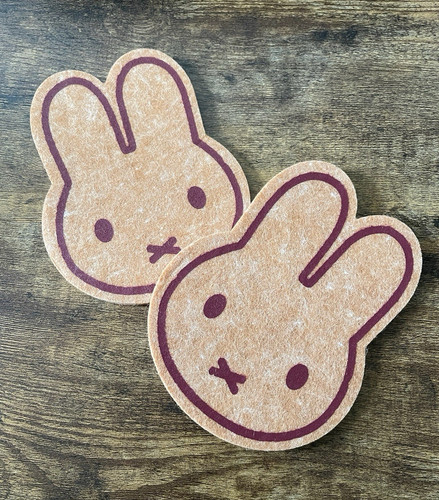 Miffy cork coasters set 2 - cork,