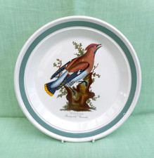 Vintage Portmeirion Birds of Britain series Waxwing salad / dessert plate