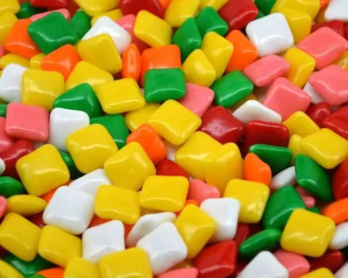Assorted chiclets chewing gum - chewing,