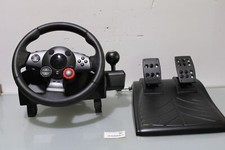 Logitech Driving Force E-X5C19 Steering Wheel and Foot Pedals