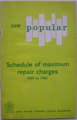 Ford new popular 100e - new, 1959-62