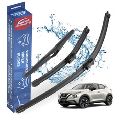 3x Front & Rear Windscreen Wiper Blades Set For Ford Fiesta MK7 08-16 26"15"12"