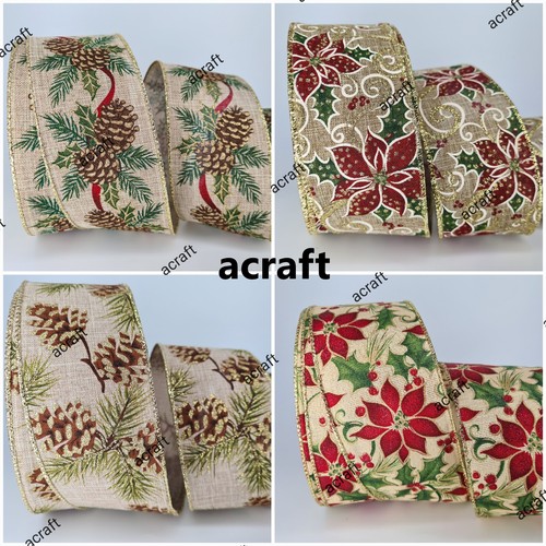 Inch christmas ribbons - inch,