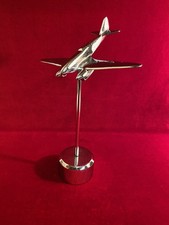 Vintage DH88 Comet de Havilland Light Racer Model Nickel Plated - Late 1930’s