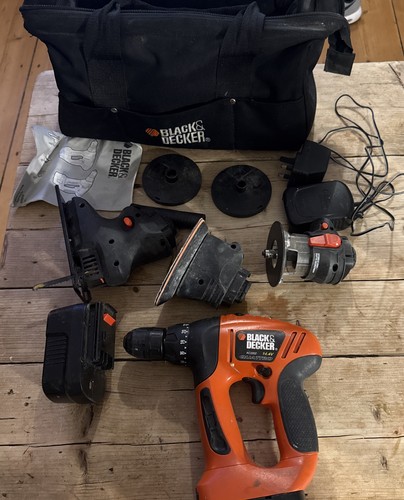 Black and decker quattro - black, set