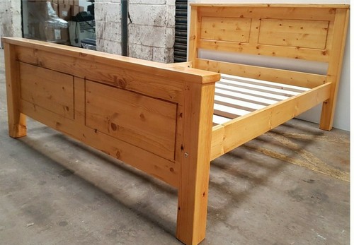 Chunky pine bed frame extra - chunky,