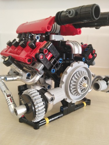 Lego technic engine - lego, v8