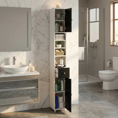 Tall bathroom storage cabinet - tall,